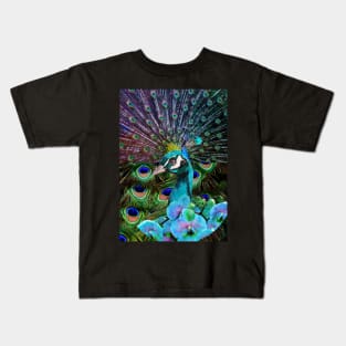 The power animal - peacock Kids T-Shirt